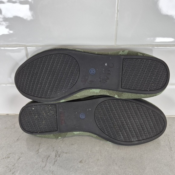 Rothy's Shoes The Loafer Womens Size 8.5 8 Green Camo Flat - Picture 8 of 9